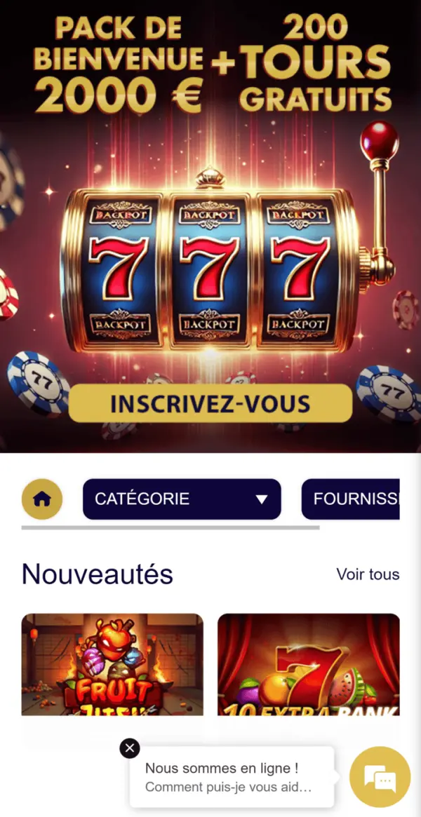 Ruby Vegas Casino bonus de bienvenue 500 euros et 200 free spins pour joueurs français 2025